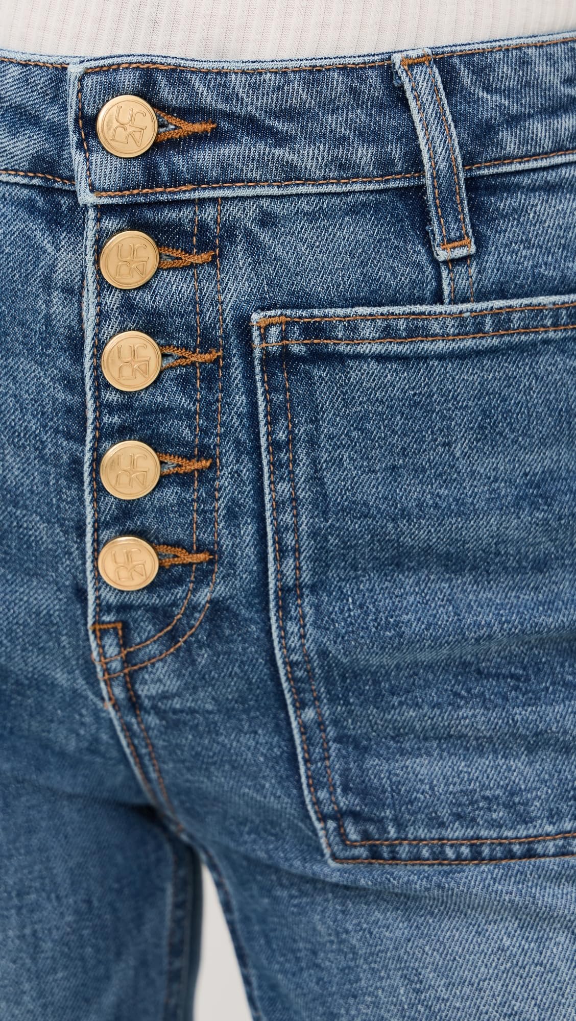 Stretch Straight Jeans
