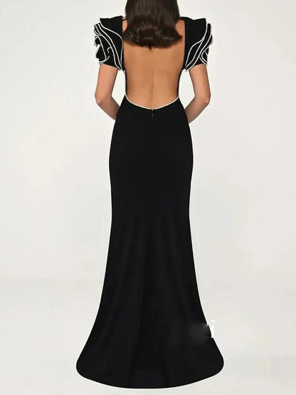 Long Evening Robe Dress