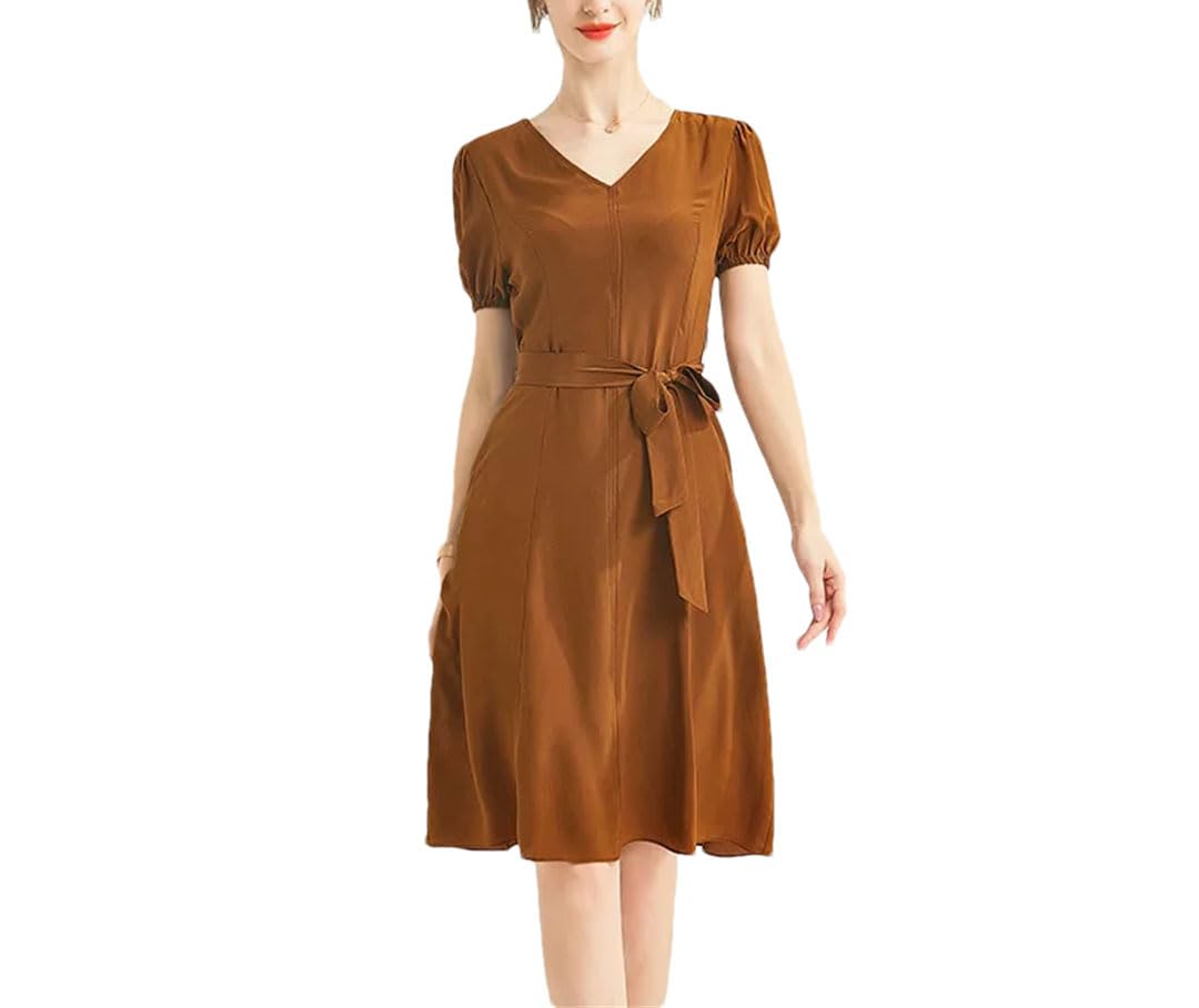 Lace-Up Midi Dress