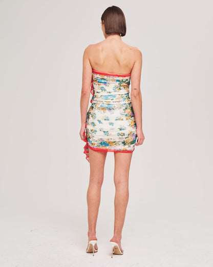 Floral Sleeveless Mini Dress