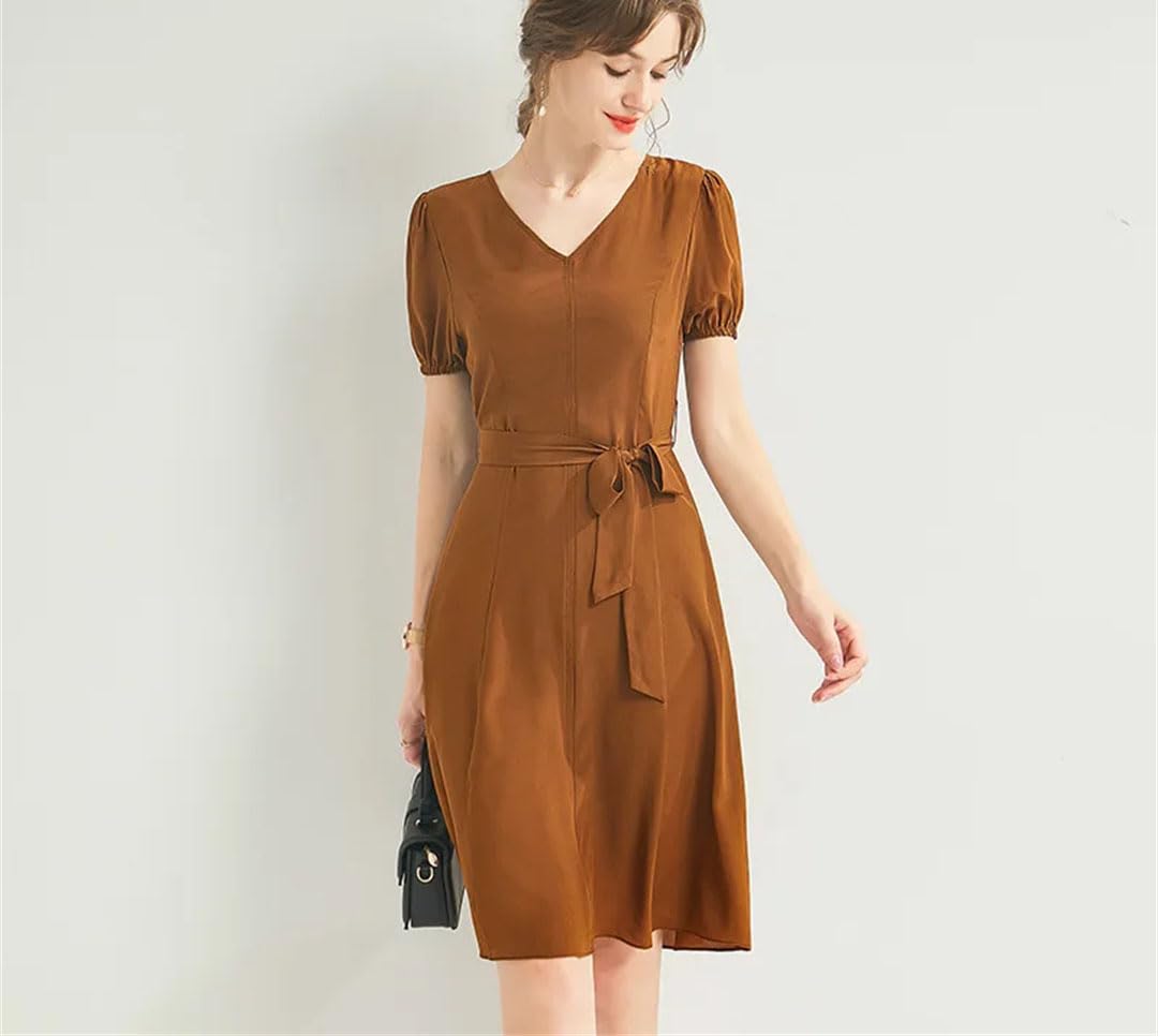 Lace-Up Midi Dress