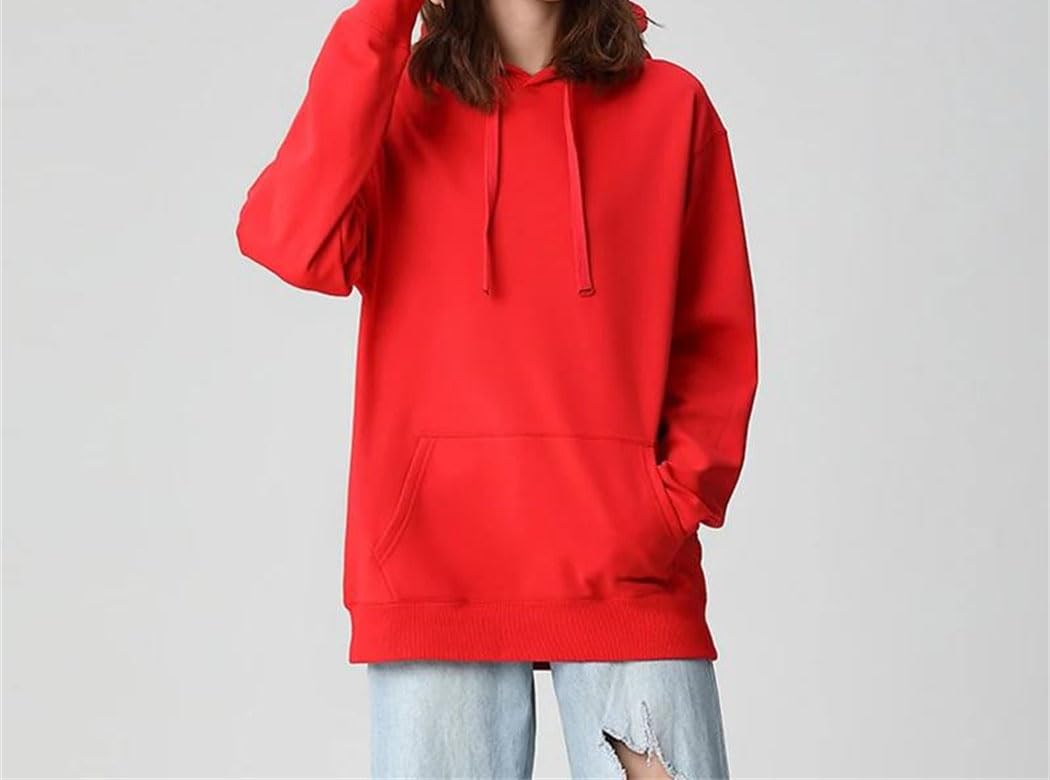 Loose Fit Long Sleeve Hoodie Sweatshirt
