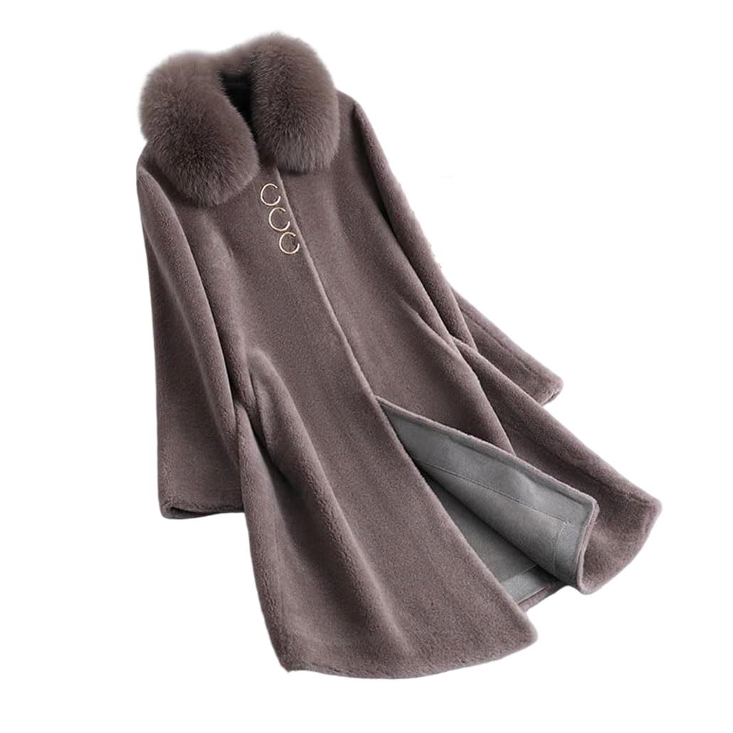 Collar Long Wool Coat