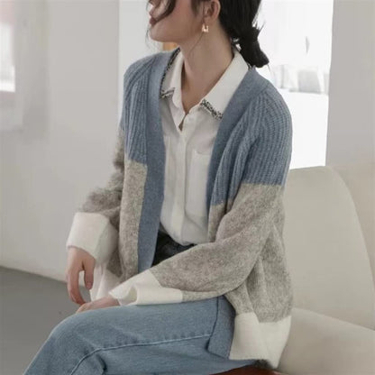 Loose Fit Knit Cardigan Sweater