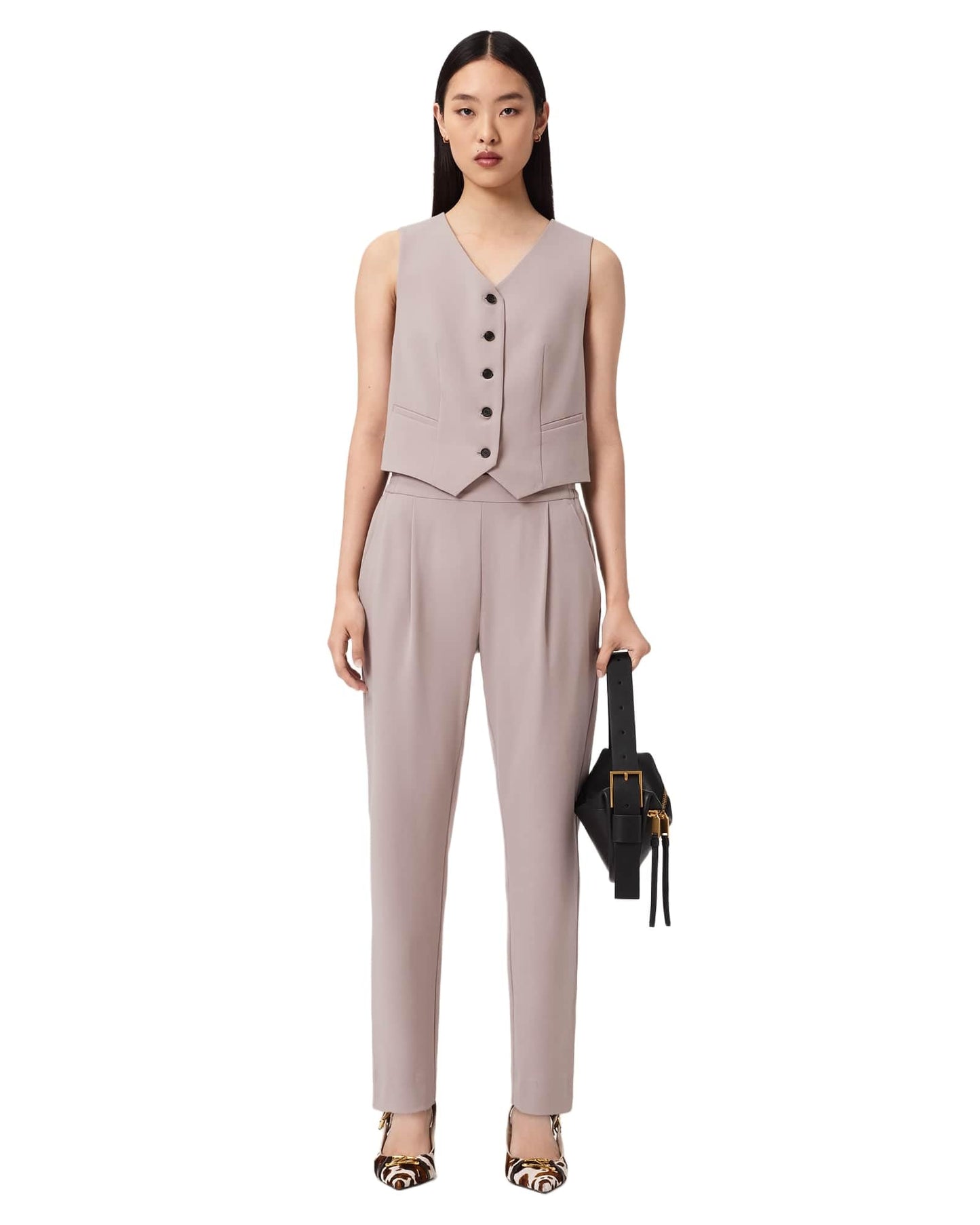 Lilac Purple Tailored Trousers