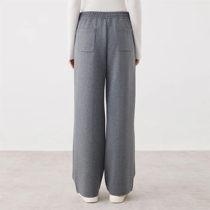 Khaki Straight Leg Trousers