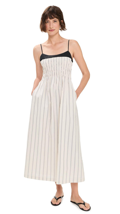 Striped Midi Dress