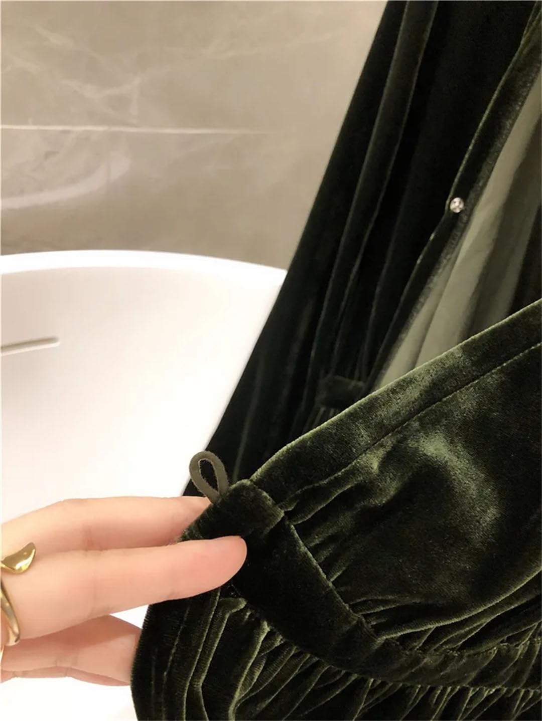 Vintage V-Neck Midi Dress