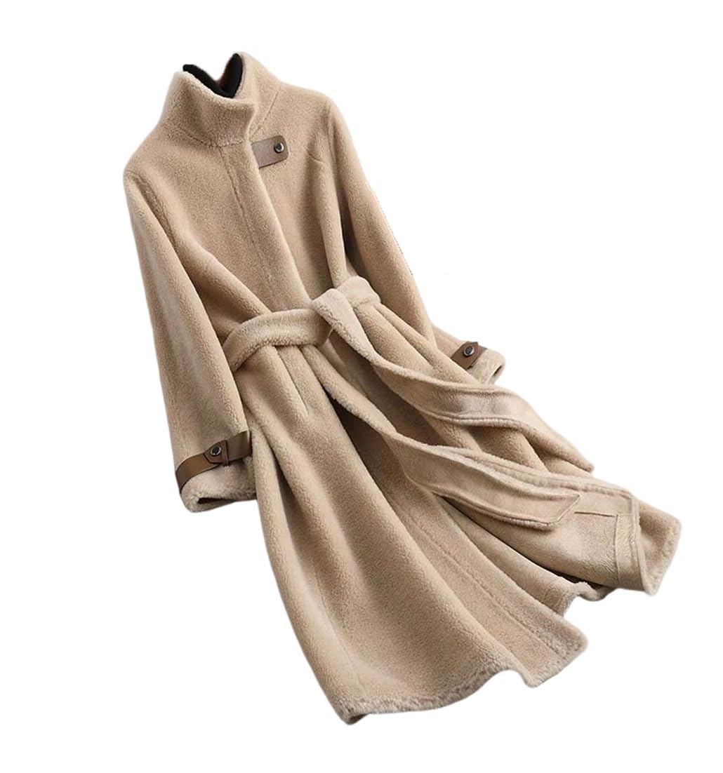 Mid-Length Wool Winter Coat