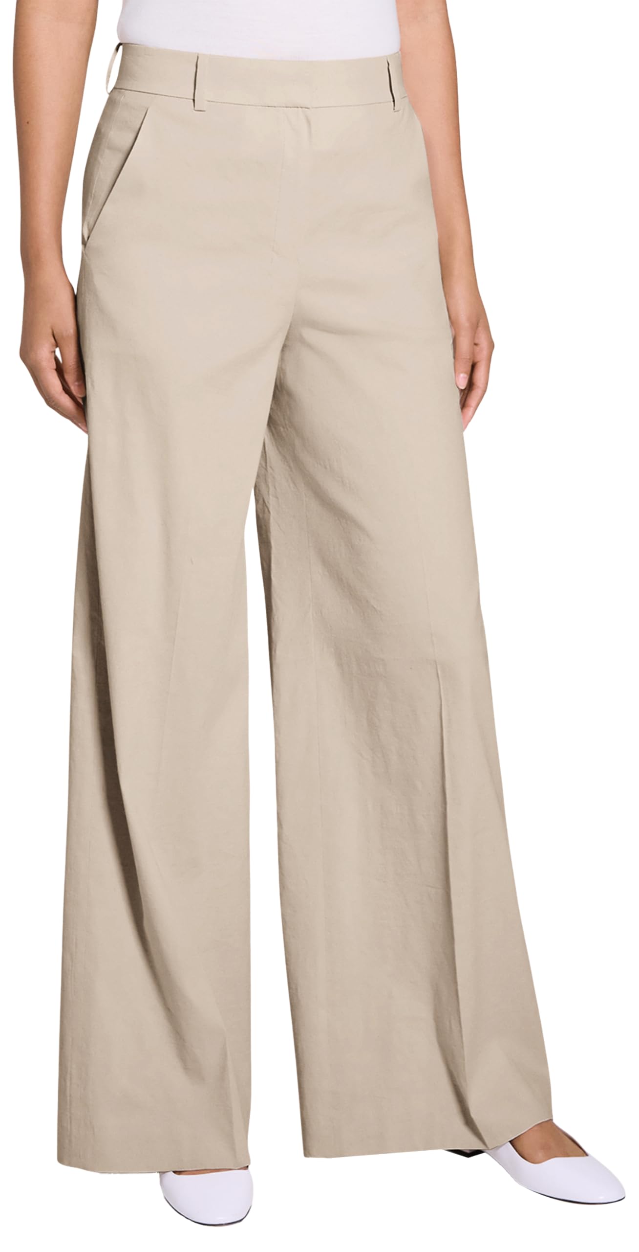 High Waist Tailored Trousers