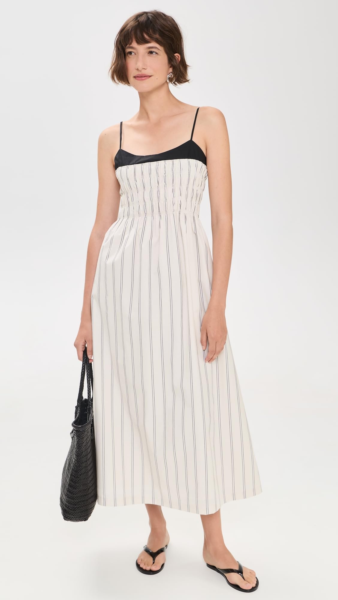 Striped Midi Dress