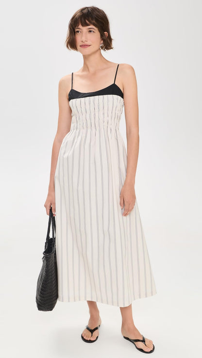 Striped Midi Dress