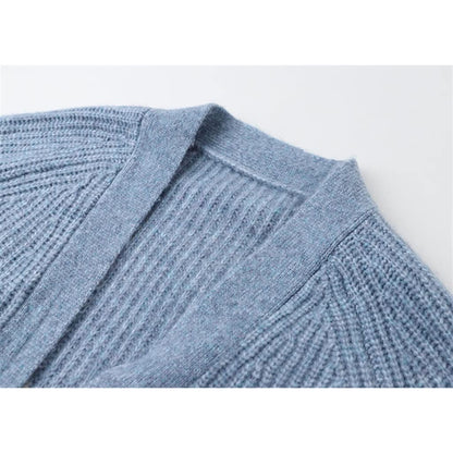 Loose Fit Knit Cardigan Sweater