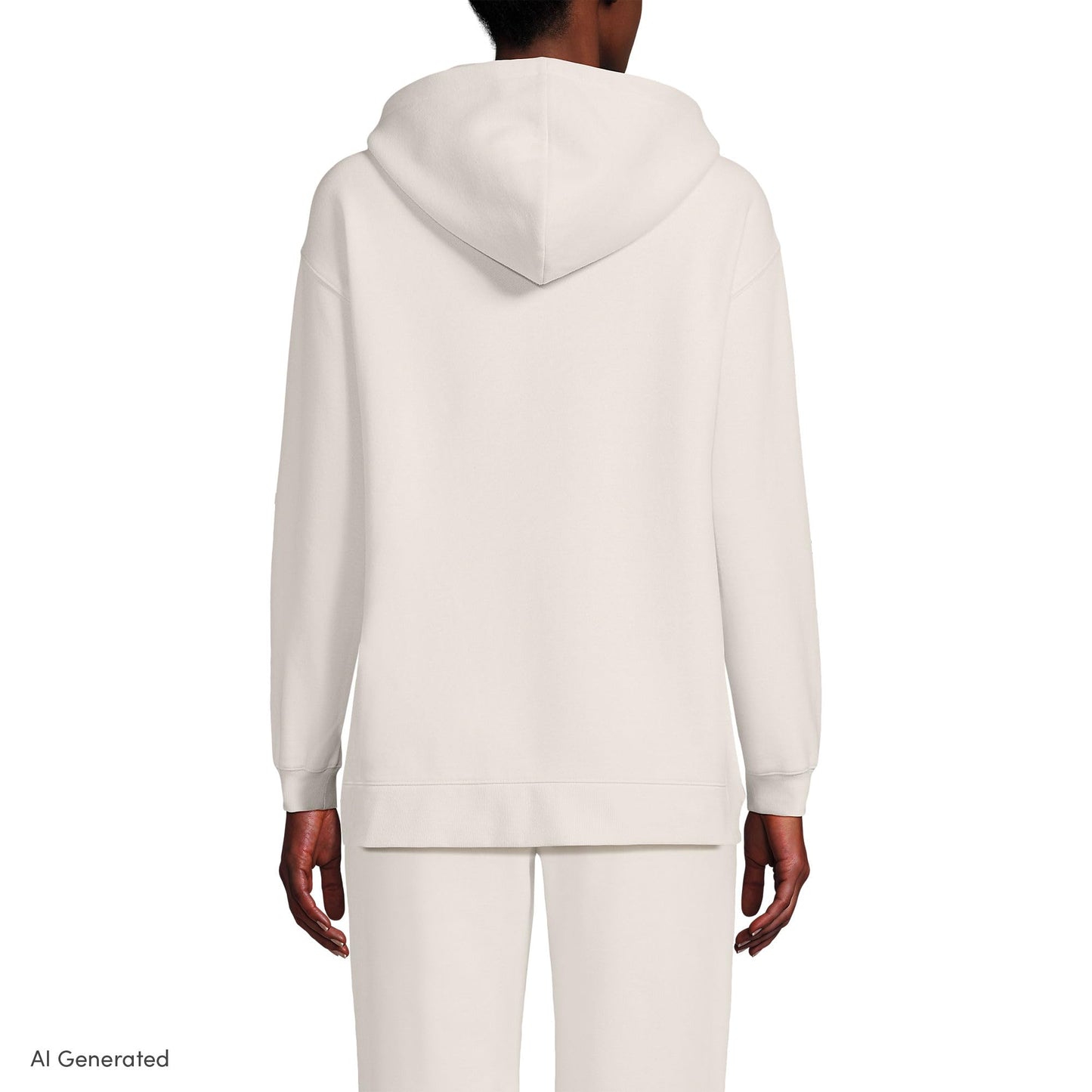 Hooded Tunic Sweatshirt