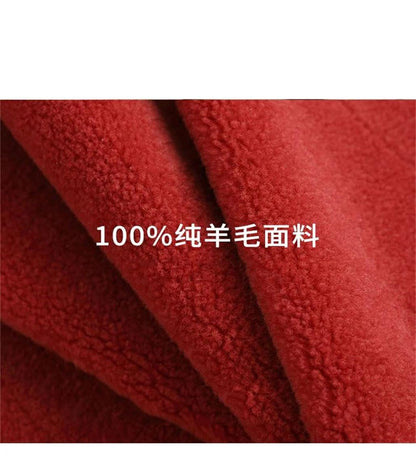 Mid-Length Wool Winter Coat