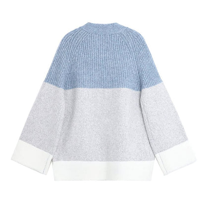 Loose Fit Knit Cardigan Sweater