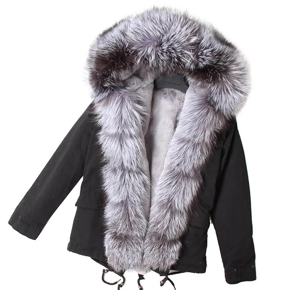 Faux Fur Collar Winter Coat