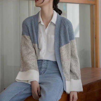 Loose Fit Knit Cardigan Sweater