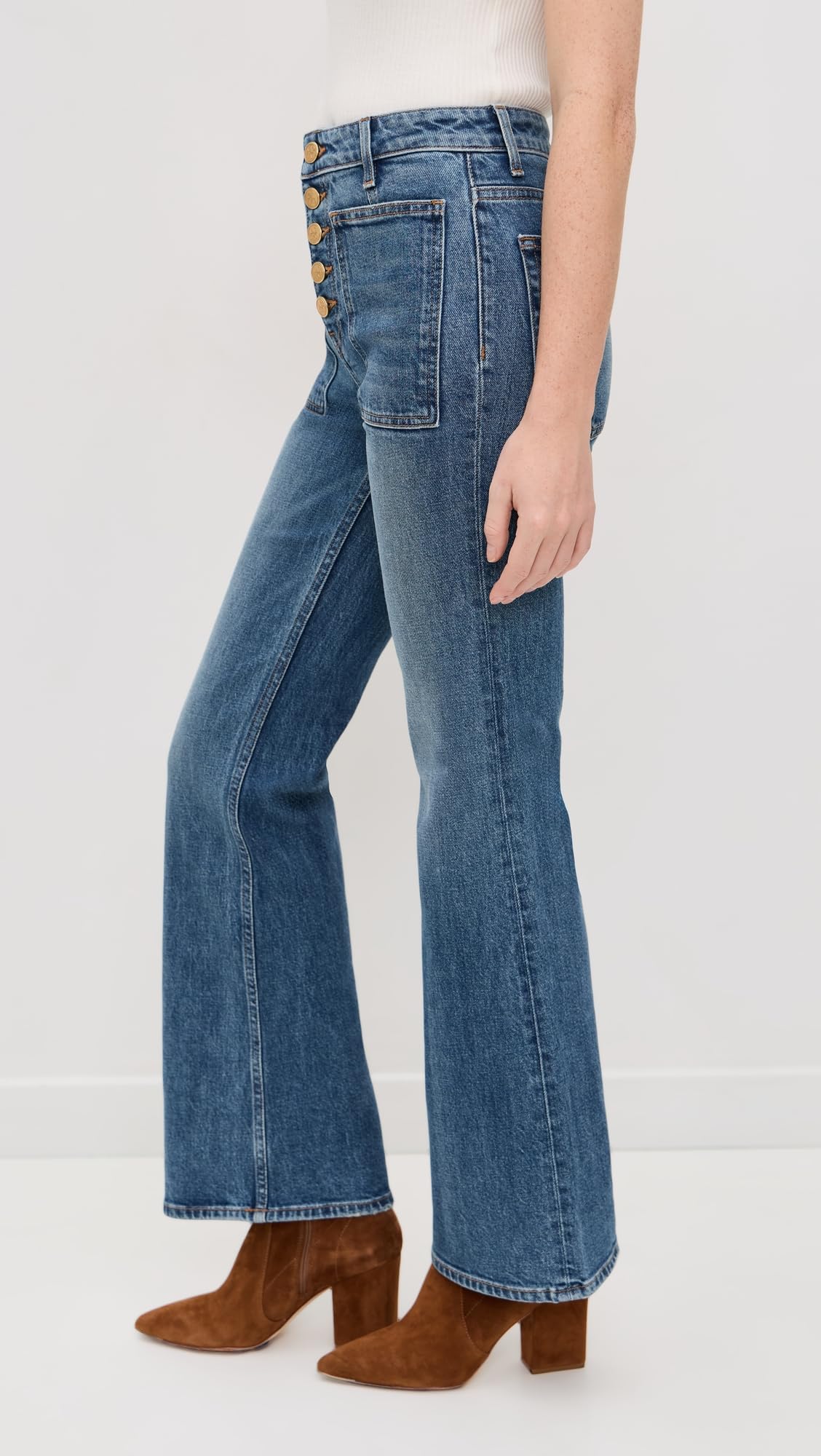 Stretch Straight Jeans