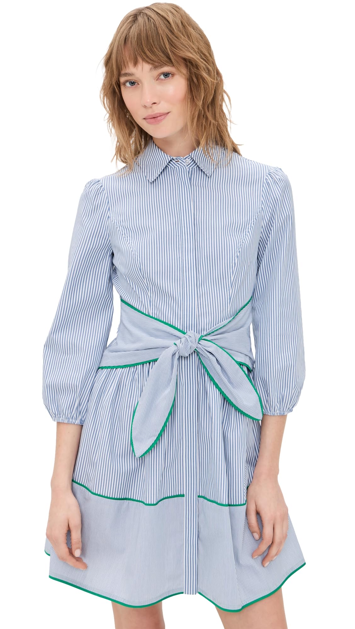 Poplin Shirt Midi Dress