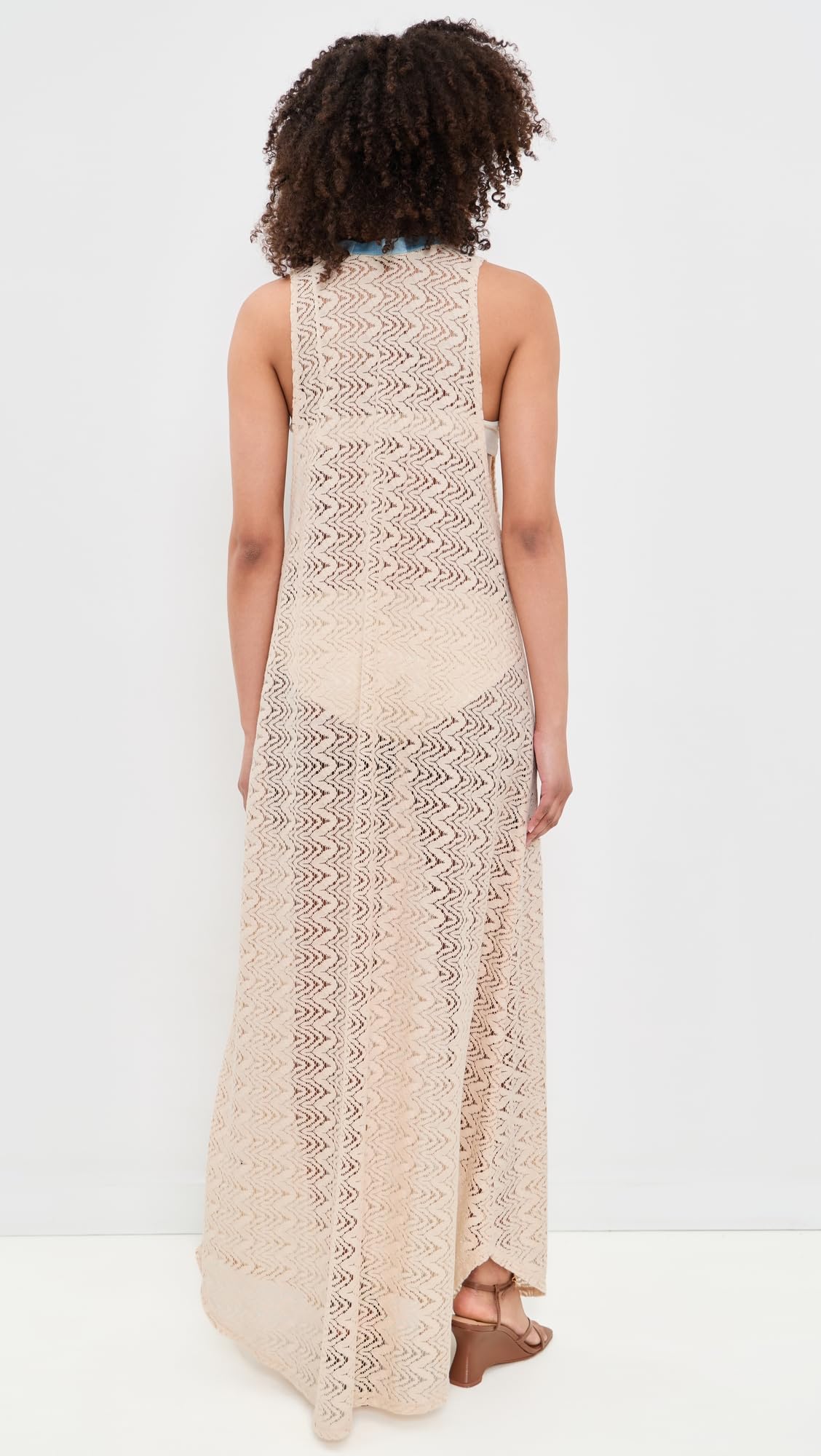 Lace Crochet Maxi Dress