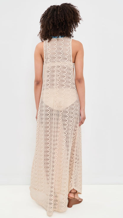 Lace Crochet Maxi Dress