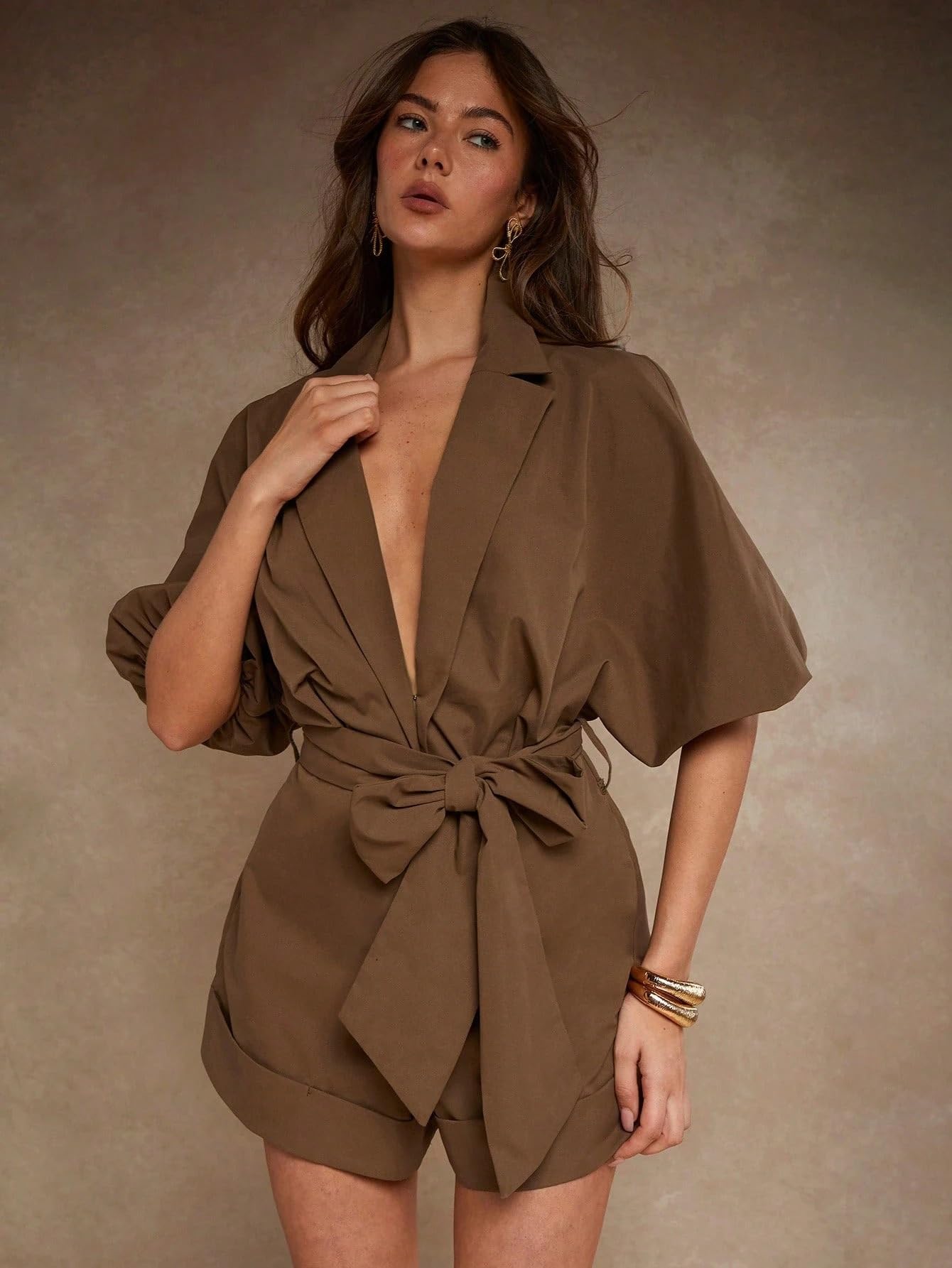 Bat-Wing Sleeve Summer Jumpsuit