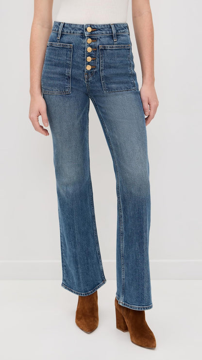 Stretch Straight Jeans