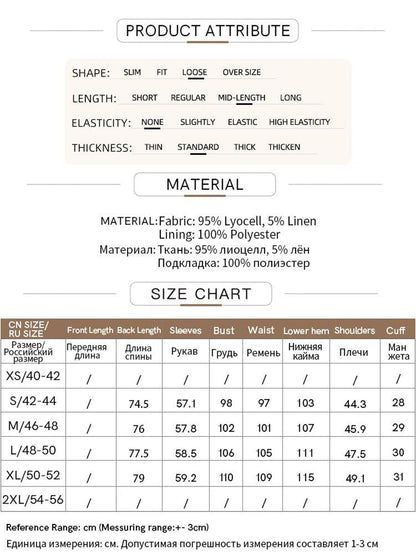 Loose Single-Breasted Blazer Jacket