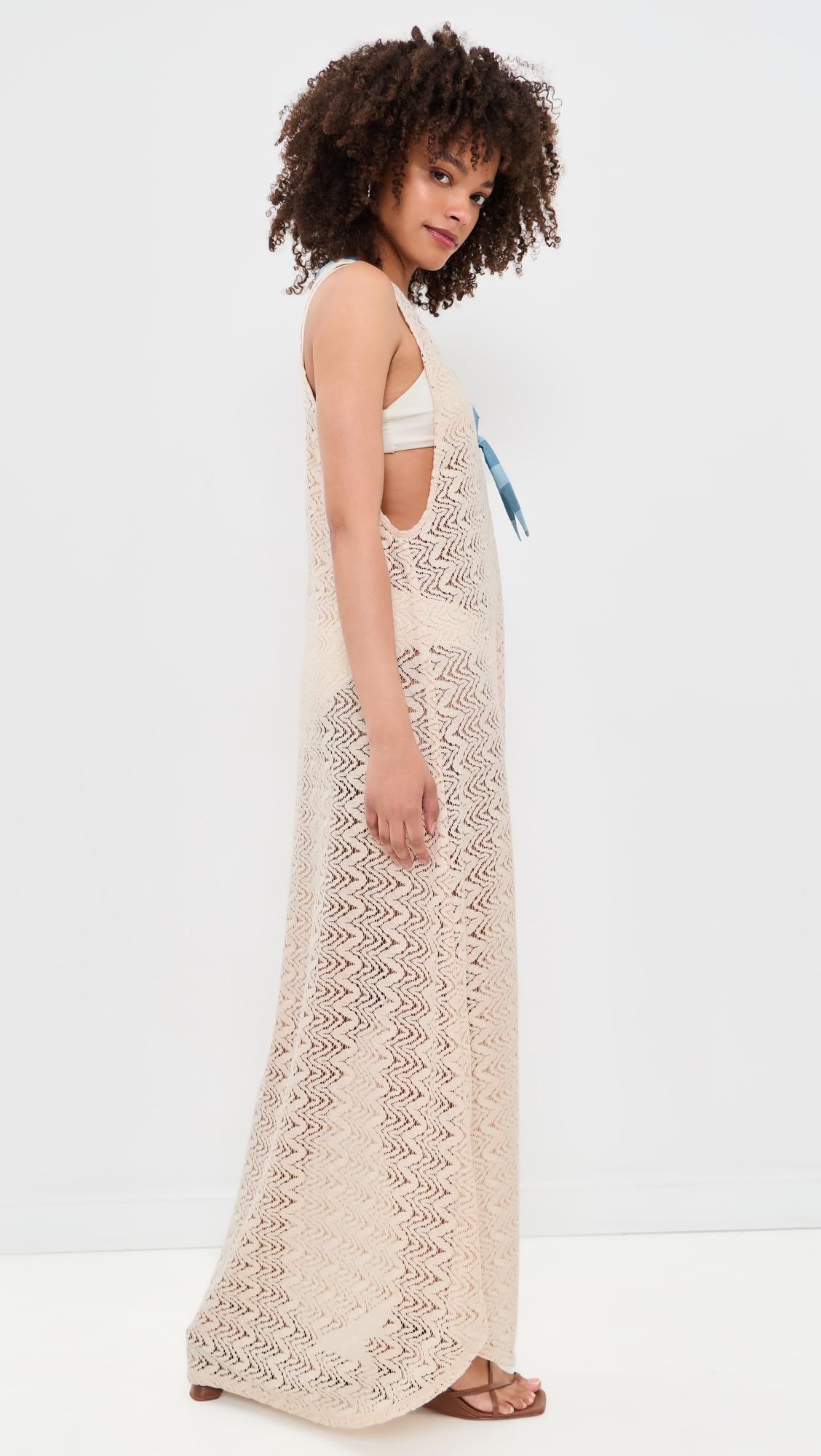 Lace Crochet Maxi Dress