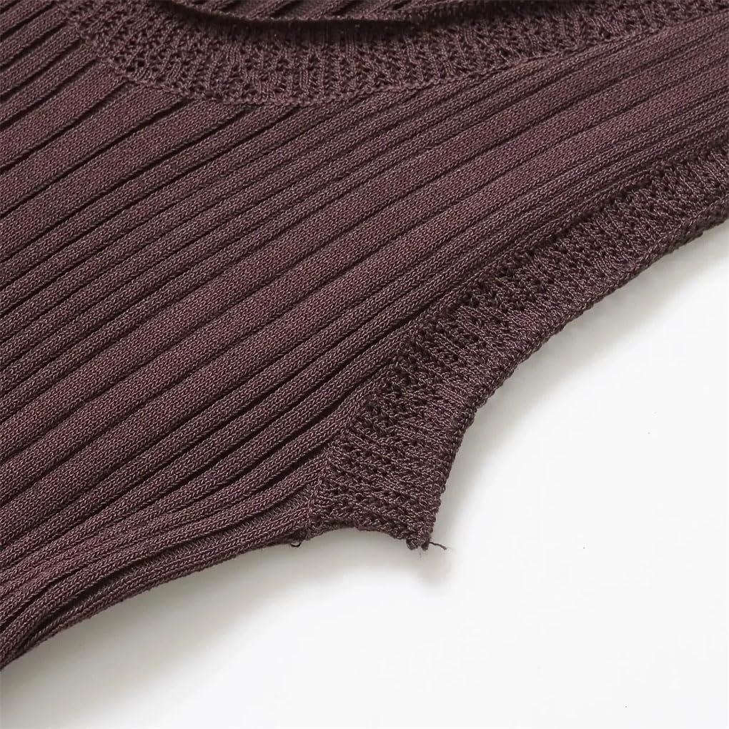 O-Neck Sleeveless Knit Tank Top