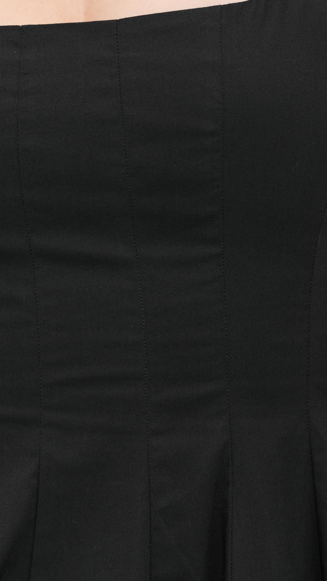 Short Sleeve Black Midi Dress