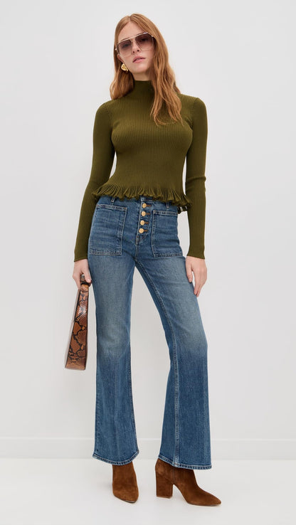Stretch Straight Jeans