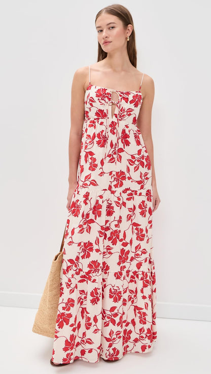 Red Midi Dress