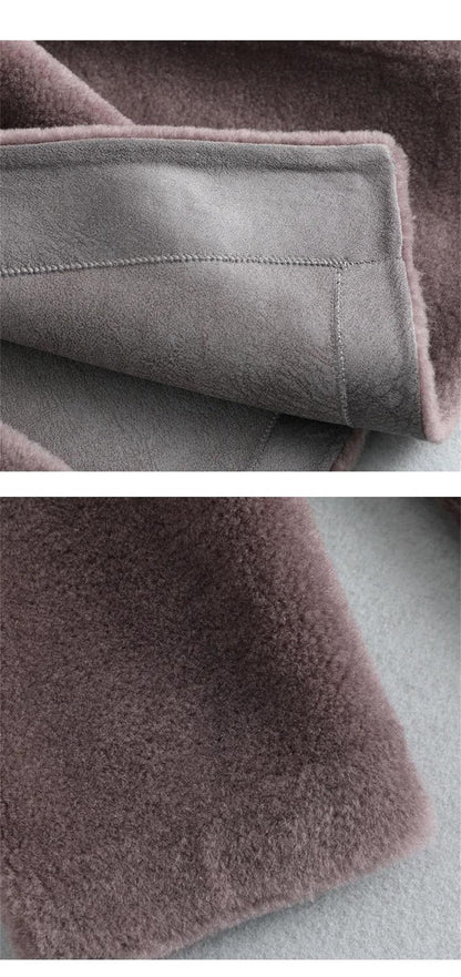 Collar Long Wool Coat