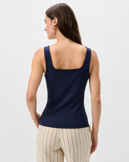 Cotton Blend Tank Top
