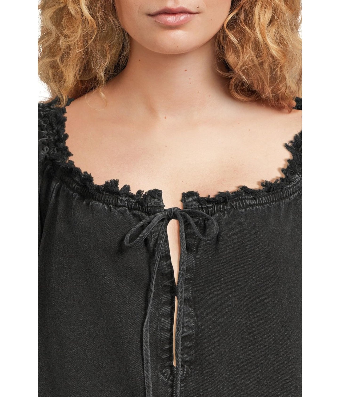 Denim Babydoll Romper