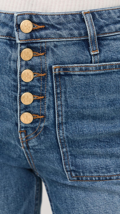 Stretch Straight Jeans